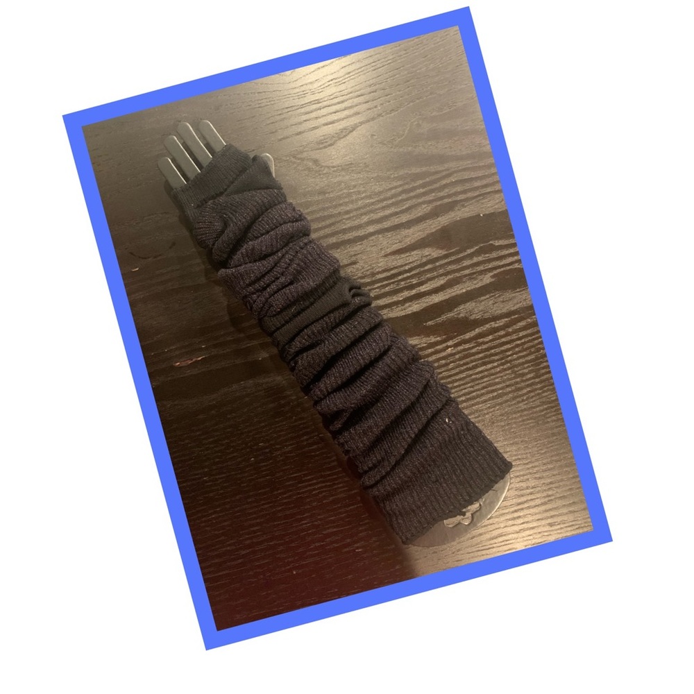 New🍒🍒Warm Black Fingless Long Gloves